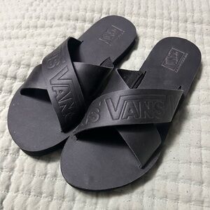 Women’s Black Vans Sandals size 10